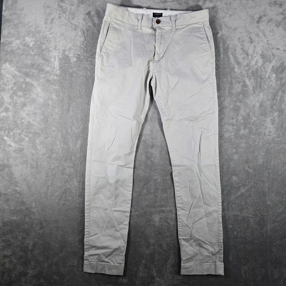 J.Crew Slim‎ Flex Chino Pants Beige Casual Everyday Size W29 L32